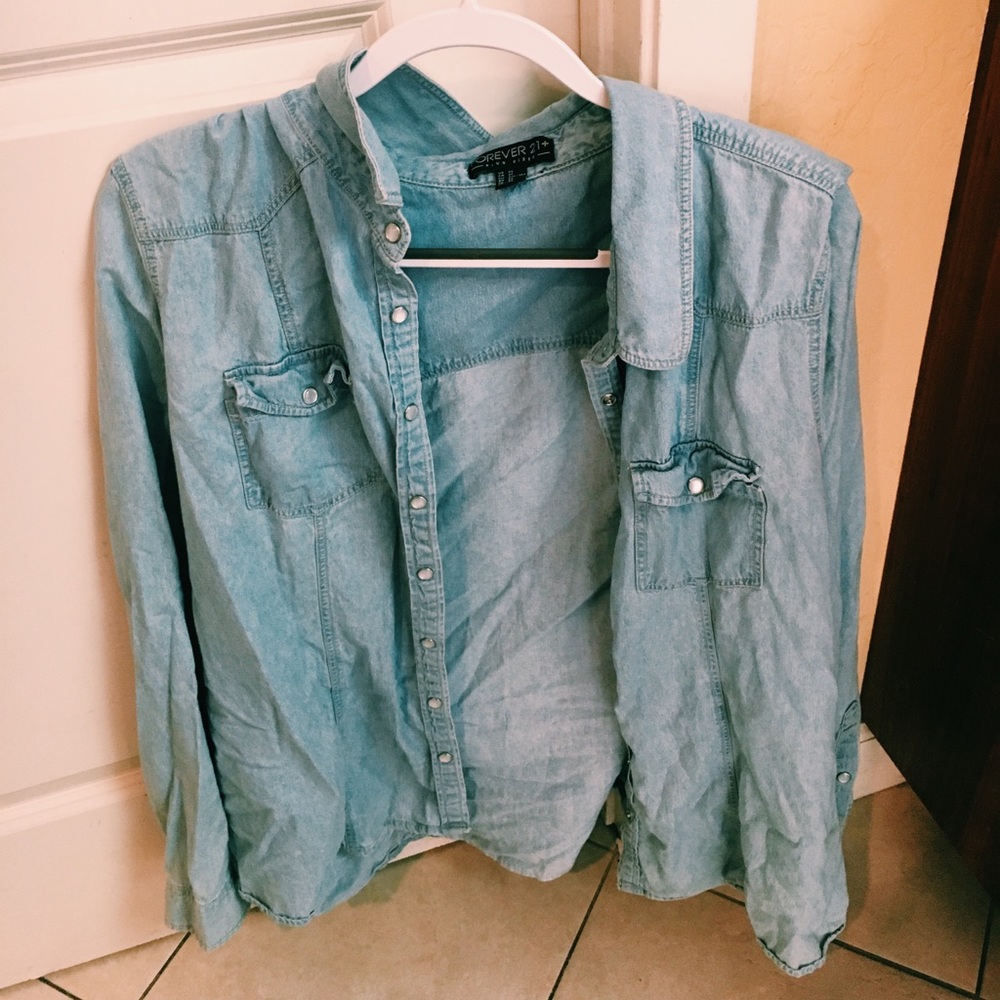 Thin Denim Sweater Oversized